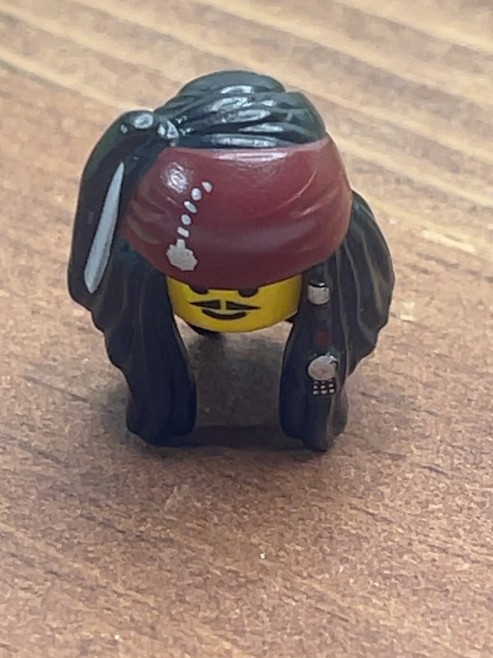 LEGO Pirates of the Caribbean Captain Jack Sparrow Head Hair Bandana Parts